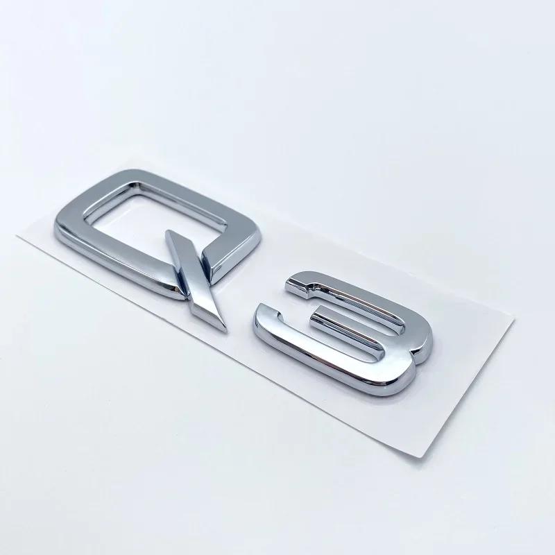 3D Krom Glanssvart ABS TDI TFSI Bil Bakemblem Klistremerke for Audi A1 A3 A4 A5 A6 A6L A7 A8 S3 S6 Q3 Q5 Q7 TT S RS
