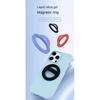 Magnetic Silicone Soft Finger Strap Phone Ring Holder for Magsafe IPhone 16 Universal Stand Support Mac Safe Loop Grip Bracket
