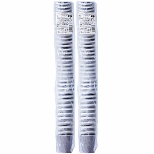 Sunnap Paper Cups, 200 count (2 packs of 100), 150ml (5oz) with Point Pattern, C15100PPT