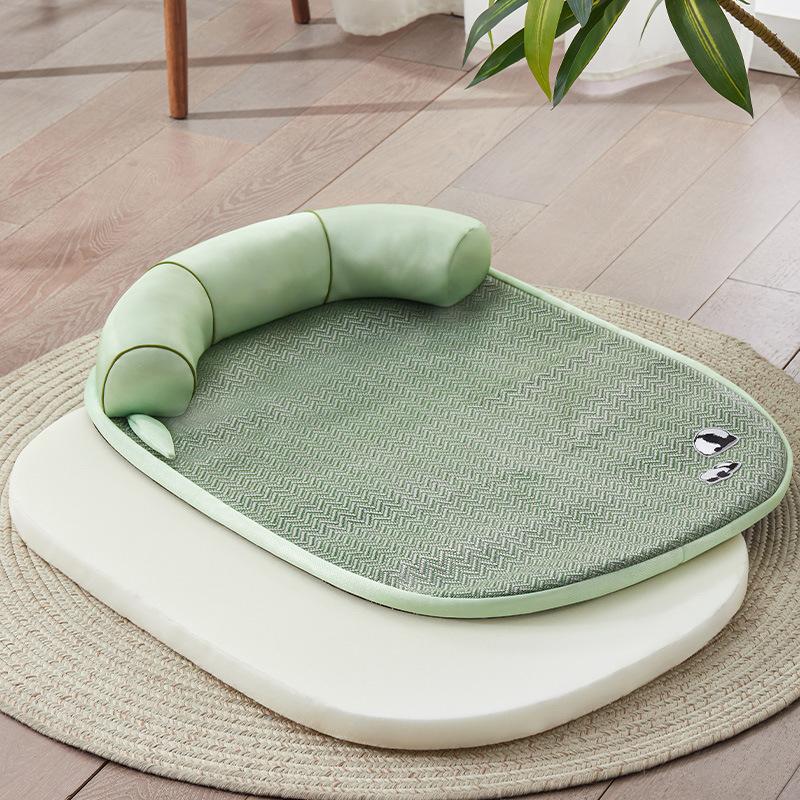 Doghouse Can Be Removed and Washed Cool Dog Mat for Summer  All Seasons  Universal Dog Bed  Cat Sofa  Sleeping Dog Kennel Pet Nest