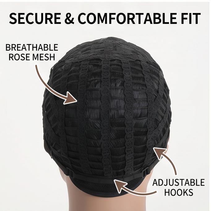 Peluca Sintética Blanca Plateada Corta Recta para Mujer, Fibra de Alta Temperatura, Raya Lateral para Mujeres de Mediana Edad, Gorro Ajustable para Uso Diario, Stock Disponible