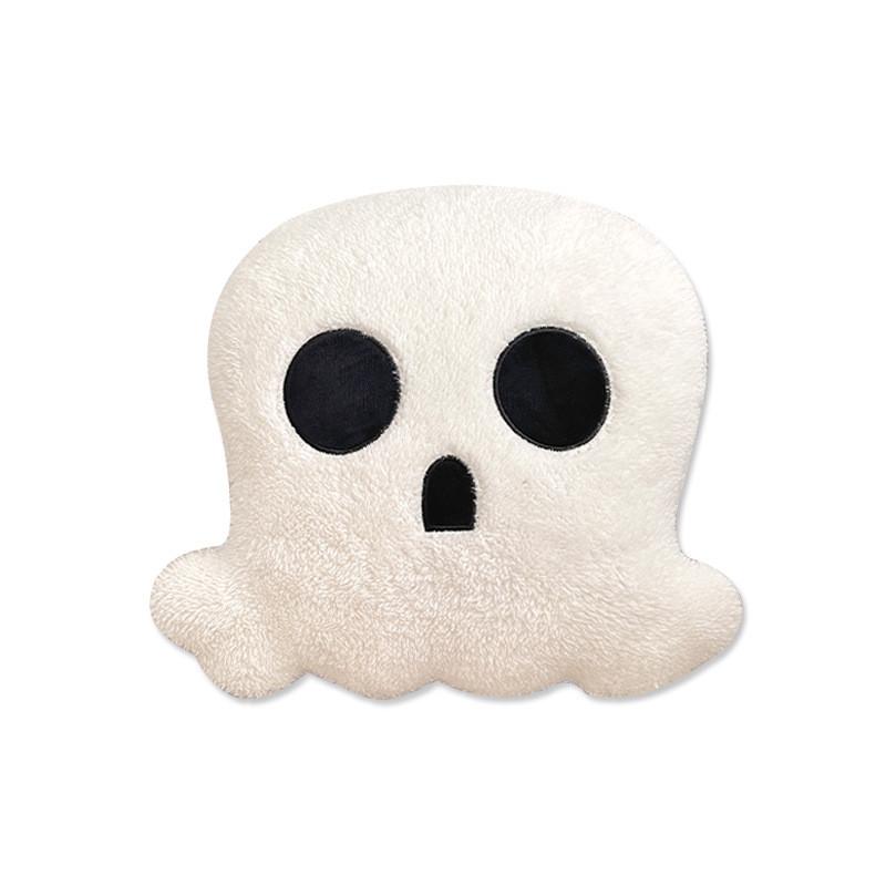 Cartoon Skull Cushion With Plush Cover For Halloween Party Decor And Home Use