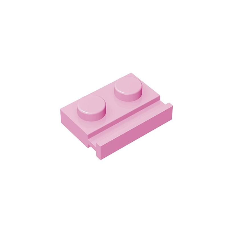 

10pcs 3 Plate 1X2 Including Slide Building Blocks MY OWN CREATION Special Add-Ons Fitting Brick Children Playthings Present Box 10pcs розовый