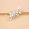 Handmade Rhinestone Pearl Flower Hairpin - Bridal Wedding Hair Accessories