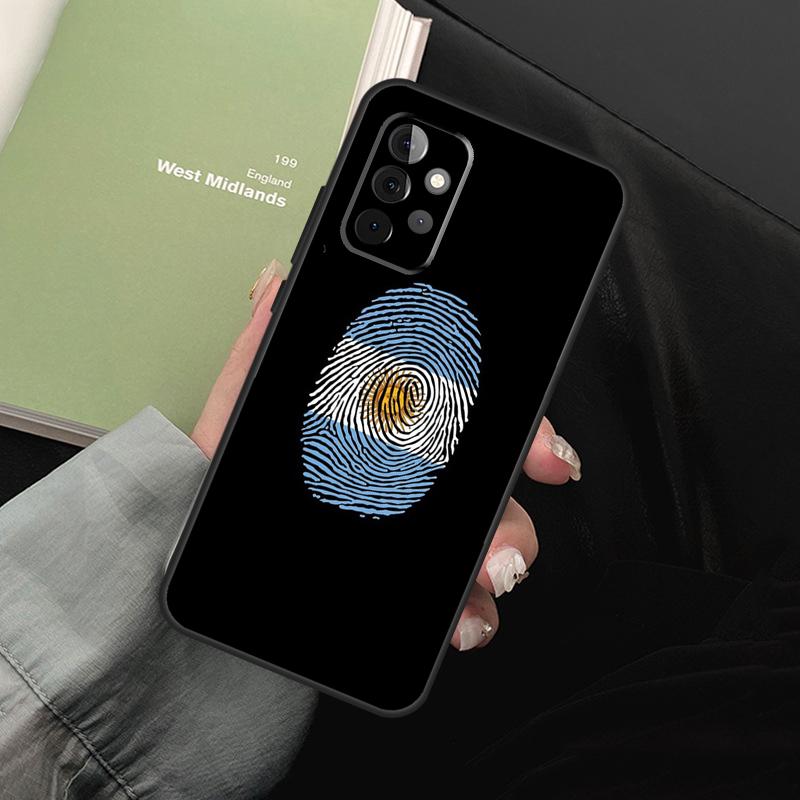 Argentina Flag For Samsung Galaxy A36 A56 A26 A16 A15 A55 A53 A33 A35 A22 A32 A52 A54 A34 A14 A05 A06 Case