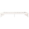 Solid Wood Bed Frame Without Mattress White 75 X 190 Cm