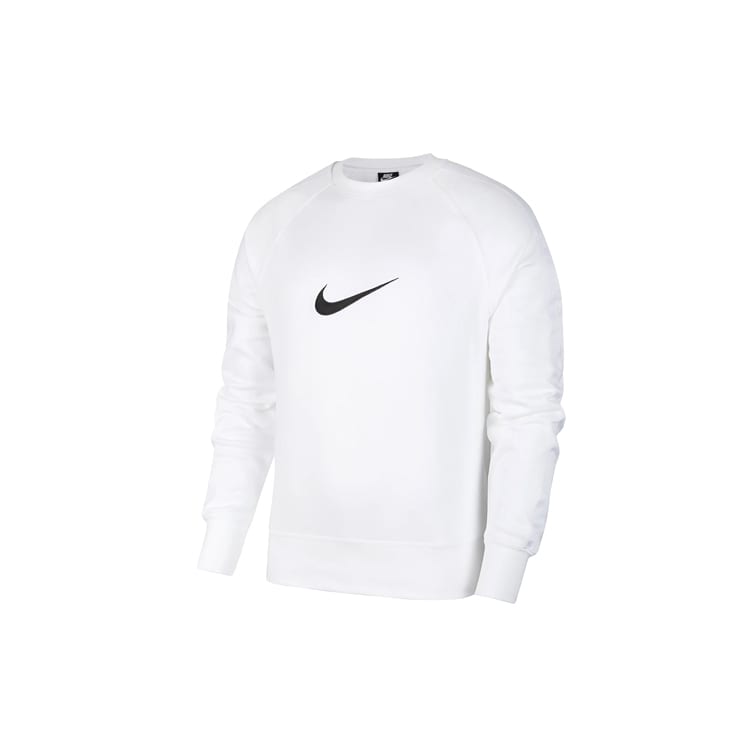 Nike Sweatshirts Men's White Crew Neck Moderate Regular DA0087-100