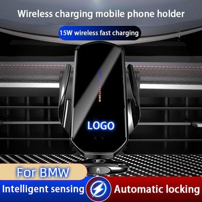 Car Mobile Phone Holder For BMW 1 2 3 5 7 Series X1 X2 X3 X4 X5 X6 X7 5GT 3GT I3 I4 MINI Wireless Charger Fast Charging Bracket