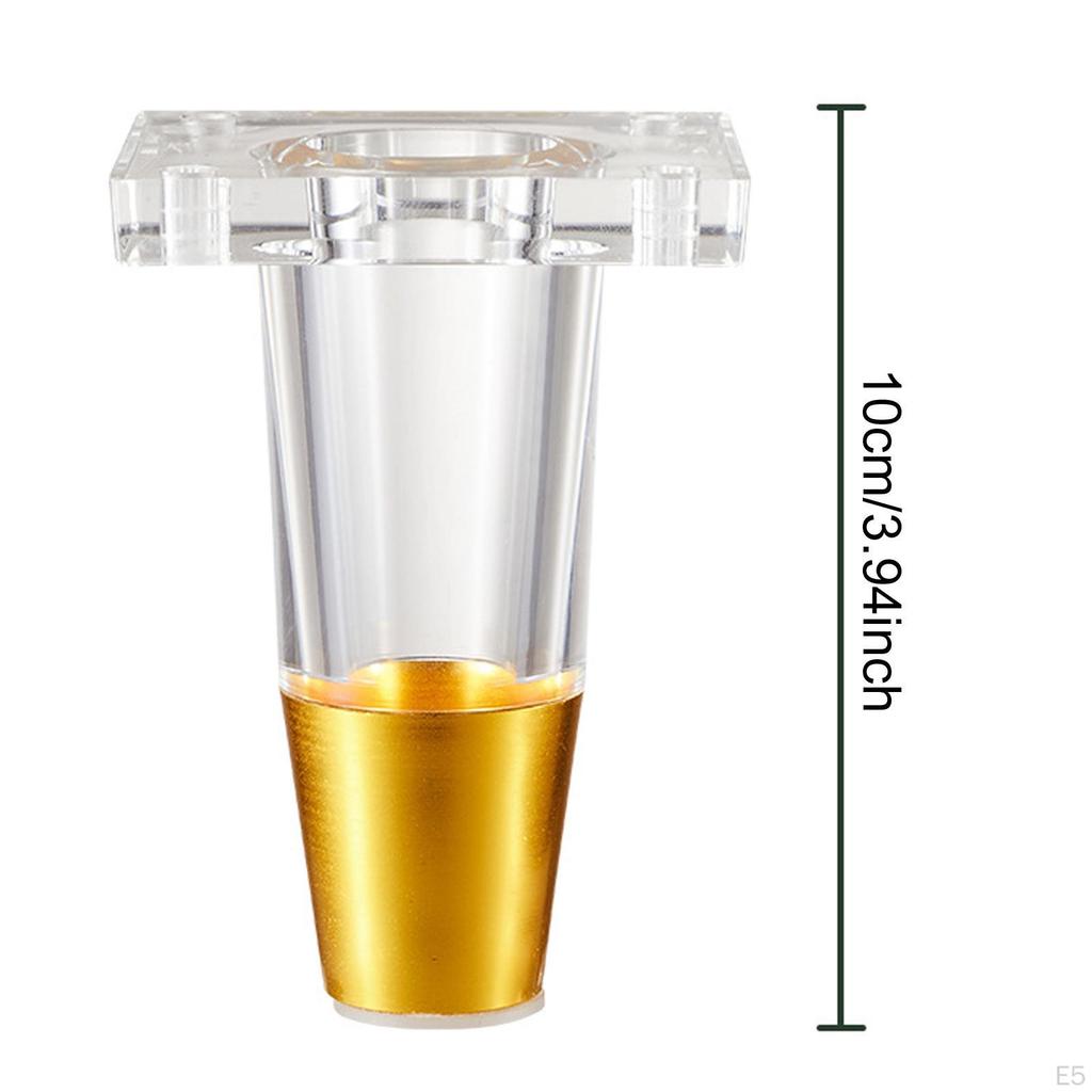 Acrylic Furniture Leg for Chair And Sofa, Design TV Cabinet Wardrobe