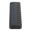 CT2U3-10AB Hub with 10x USB-A Switches - Black
