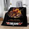 Movie TOP GUN printed blankets flannel Warm blanket throw blankets Picnic blanket Home Travel blanket Bedding Birthday Gift