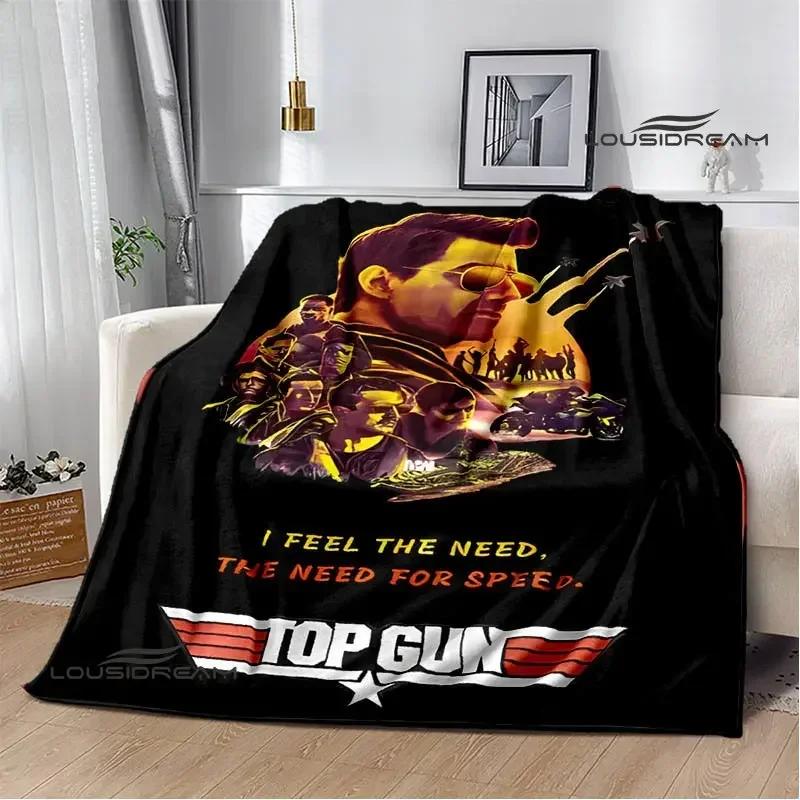 Movie TOP GUN printed blankets flannel Warm blanket throw blankets Picnic blanket Home Travel blanket Bedding Birthday Gift
