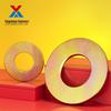 Yellow Color-Plated Zinc Flat Washer, Oversized 4.8 Grade Metallic Gold, Thickened & Thin Shim Options