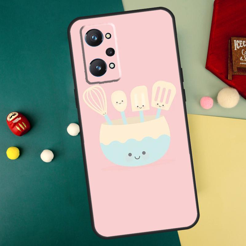 Baking Cook Chef For Realme C75 C61 C67 C63 C71 C55 C51 C65 C53 GT6 GT7 15 Pro 10 11 12 13 14 Pro Plus Case