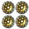 EINEY Diamond Cup 100mm Hole Diamond Cup Disc Grinding and Polishing for and Set of 4 Wheels, Diameter, 16mm/22mm Diameter, Sander, Grinder, Mortar,