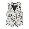 Women Suit Vest Sleeveless Single-Breasted Button Waistcoat Casual Office Short Outerwear Layering Tank Gilet