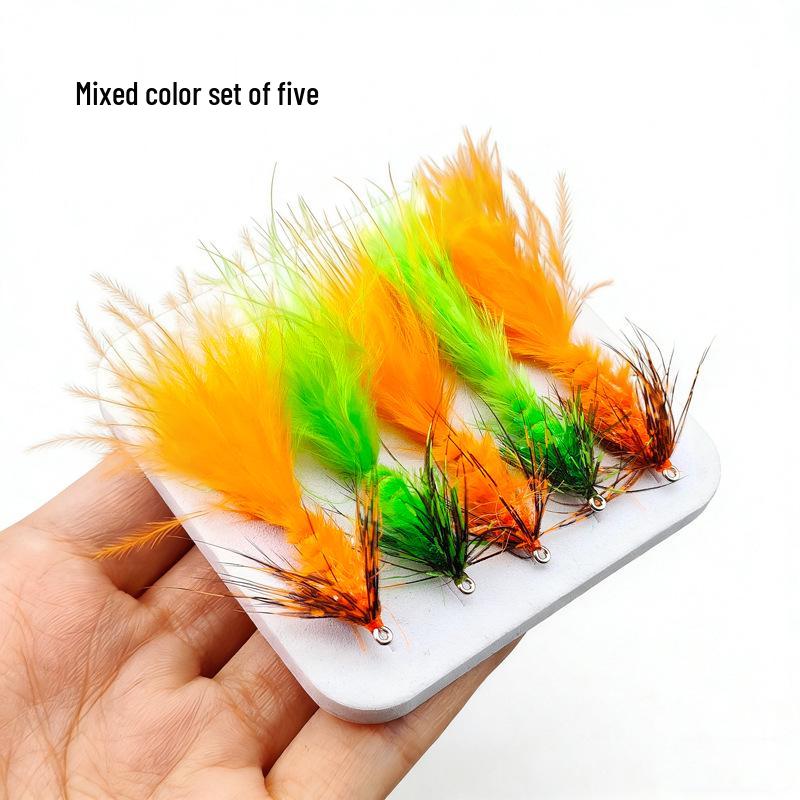 XB059 Egret Fly Woolly Bugger - Artificial Fly Fishing Lure