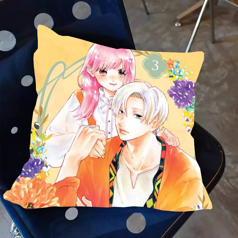 A Sign Of A-Affection Anime Pillow Case Fashion Square Pillowcase Bedroom Sofa Room Ins Decoration Leisure