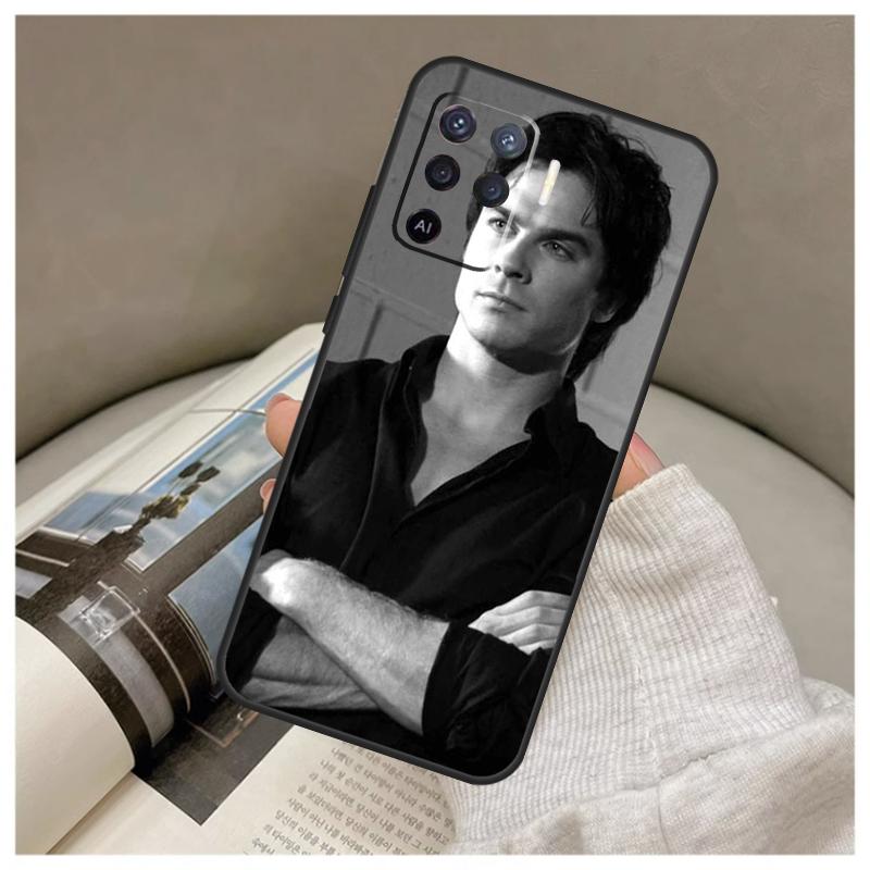 Damon Salvatore Vampire Diaries Case For Oppo A17 A57 A77 A40 A78 A54 A74 A94 A76 A16 A96 A18 A60 A80 A38 A58 A98 A15 A5 Pro