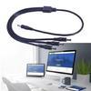 1 Male to 3 Male Way Splitter Connectors Cable for CCTV LED Light Bar 5.5x2.1m