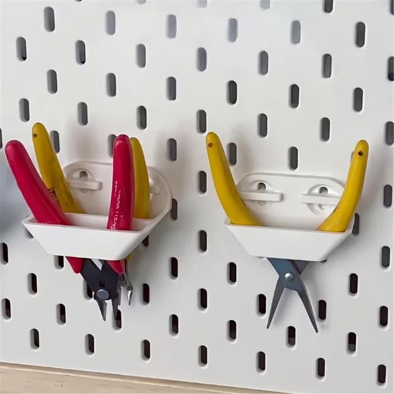 Sturdy Wall Mounted Tool Shelf For Hammers Screwdrivers Pliers Easy to Installation Storage Rack