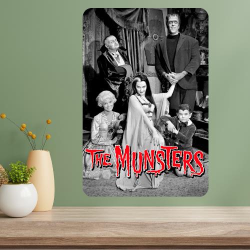 The Munsters Metal TV Show Poster Sign 20x30cm(7.8x11.8inch)