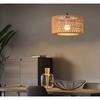 JOYINLED Boho Style Paper Rope Rattan Hand-woven Ceiling Lamp Rustic Style Pendant Lamp  Restaurant Hotel Aisle Chandelier 31CM