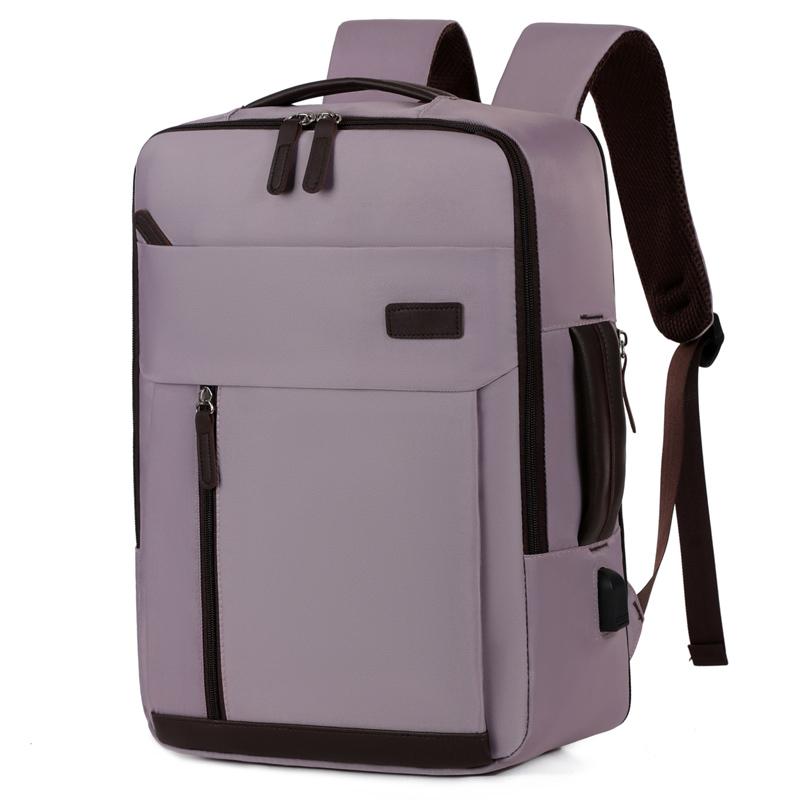 Sac à dos pour voyages d'affaires Femmes et Hommes Sac pour ordinateur portable 15,6 pouces avec USB Grande capacité Sacs à dos de voyage pour avion