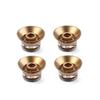 4pcs Electric Guitar Effect Knobs Volumes Tone Control Knobs Plastic Top Hat Speed Control Knobs Replacement Part