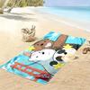 We Bare Bears Print Beach Towel, Large Soft Quick Dry Towel for Beach Camping Swimming