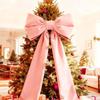 Extragroße Samt-Weihnachtsschleifen 6 Zoll Samtband-Schleifen Samt-Riesen-Kränze-Schleifen für Hochzeit Weihnachten Herbst Geburtstagsparty