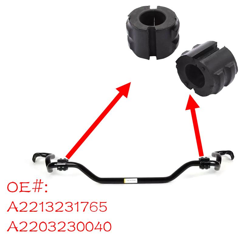 A2213231765 2PCS High Quality Front Suspension Stabilizer Anti Sway Bar Bushing For Benz W221 S Class A2203230040