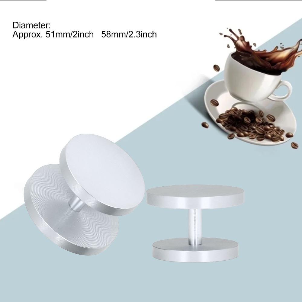 Double Head Double Head Tamper Dual Sided Dual Sided Tamper Coffee Powder Tamper  Brewing Coffee серебряный