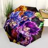 1 PC Automatic Folding Umbrella - Dragon Ball Pattern Portable Foldable Design With 8 Ribs Christmas Birthday Gifts