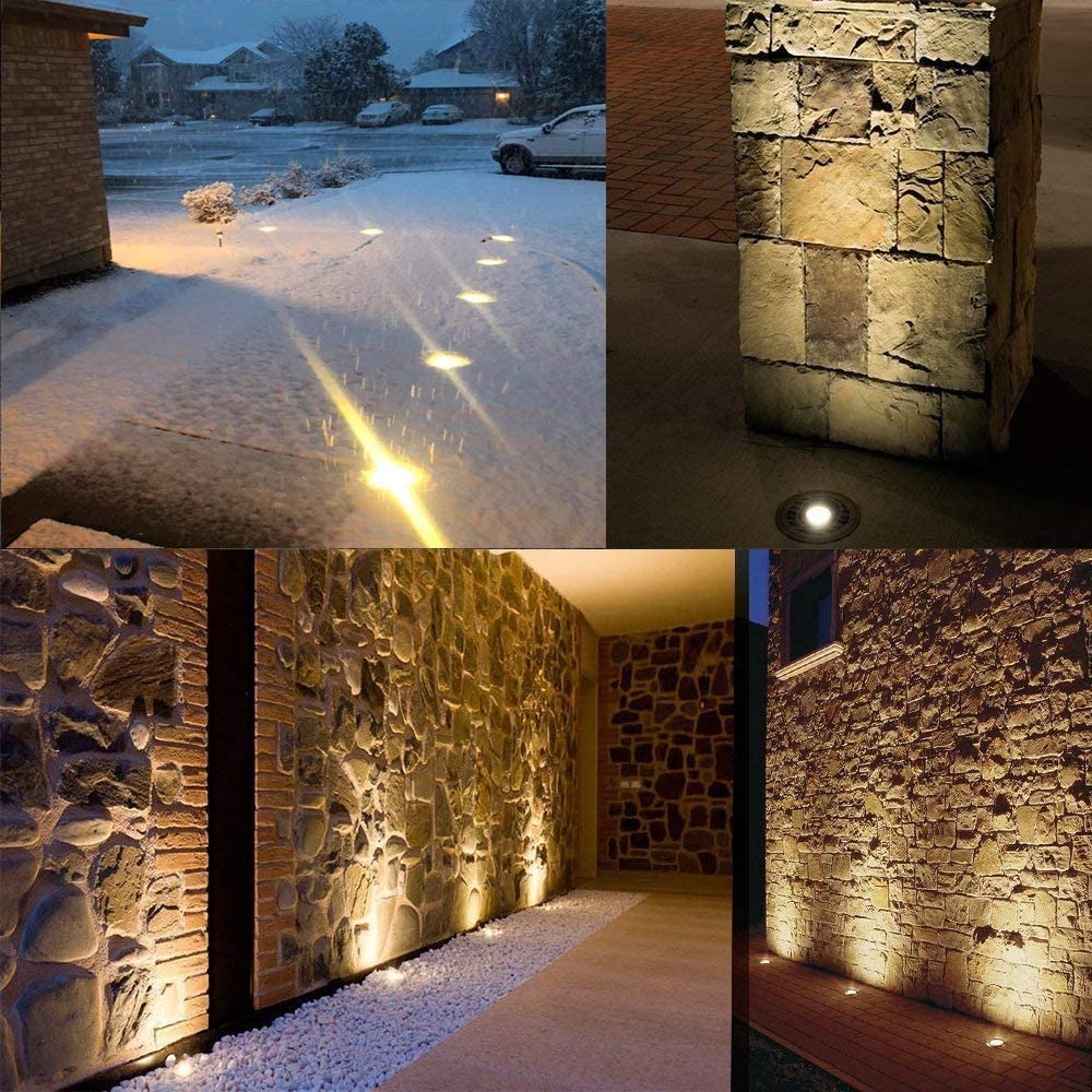 1pcs DC 12V 3W 5W 7W 9W COB LED Underground Light Bulb IP68 Waterproof Outdoor Buried Lamp for Ground Home Garden Landscape