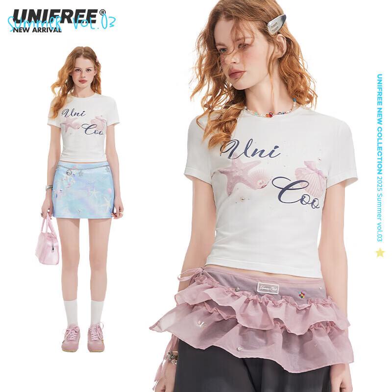 

UNIFREE Korean Style Slim Fit Short Sleeve T-Shirt S