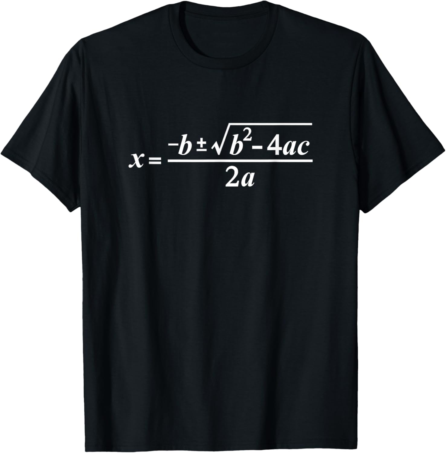 

Ronnie s Math And Science Quadratic Formula Algebra Math T-Shirt 5XL різнокольоровий