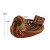 Creative Natural Look Woven Storage Basket Rustic Multipurpose Chicken Shaped Basket Funny Plastic Decorative Tray Snack Storage