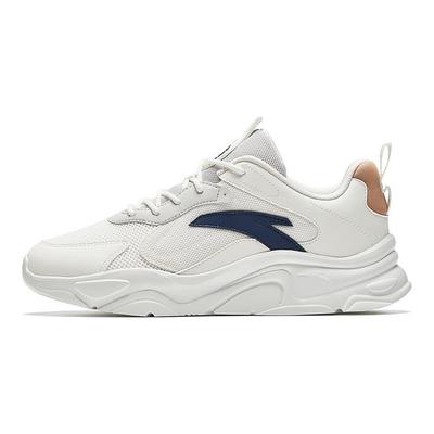 Life Series Simple Comfortable Shock Absorbing Non-Slip Low-Top Casual Shoes Men Sneaker White Blue 112438892S-2
