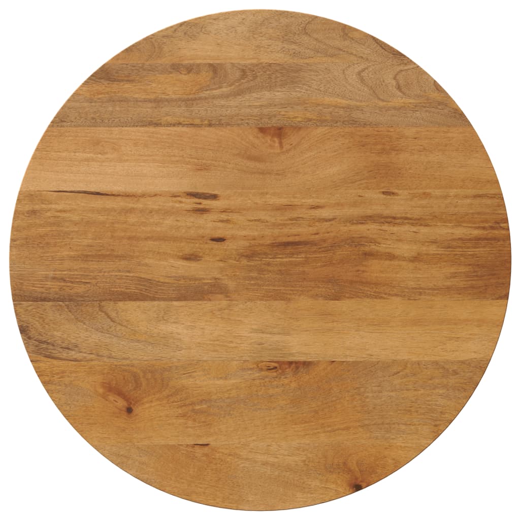 Round Solid Mango Wood Table Top Ø 90 x 3.8 cm