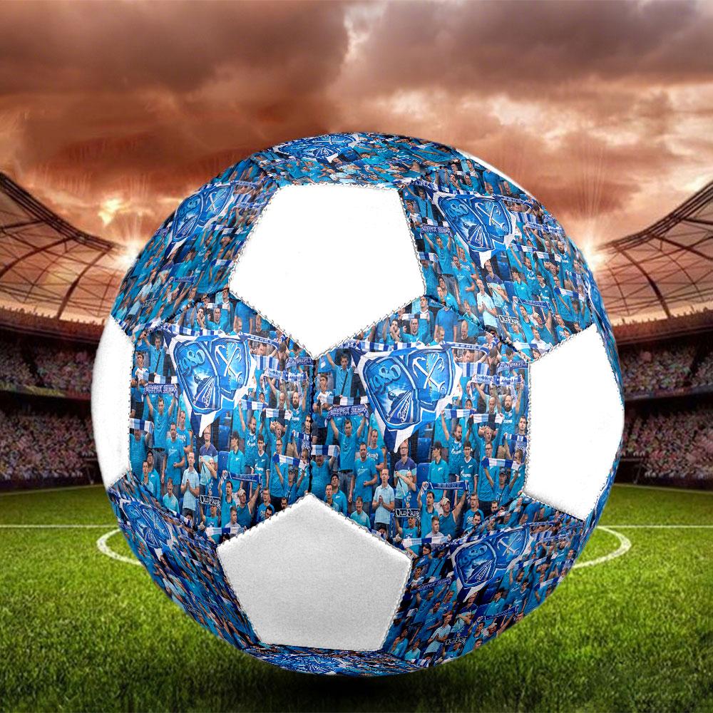 Zenit St Petersburg size5 Soccer Ball, colorful, suitable for all ages, machine-stitched, PVC material, competition grade,durable and high bounce