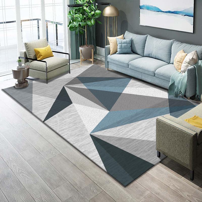 Moderne Luxe Woonkamer Decoratie Groot Vloerkleed Kantoor Lounge Tapijt Abstracte Tapijten voor Slaapkamer Huis Decoratie Antislip Vloermat 60x90cm 23.6x35.4in