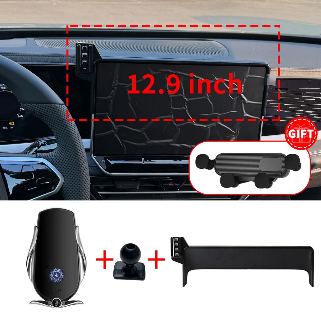 Fit for VW Tiguan 2025 2026 Phone Holder, Dashboard Screen Mount Bracket Easy tallation Car Accessories