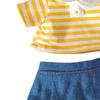 Doll T Shirt+Denim Skirt Soft Costume Outfits for 20cm Dolls Thanksgiving Gifts Birthday Gifts New Year Gifts Halloween Gifts