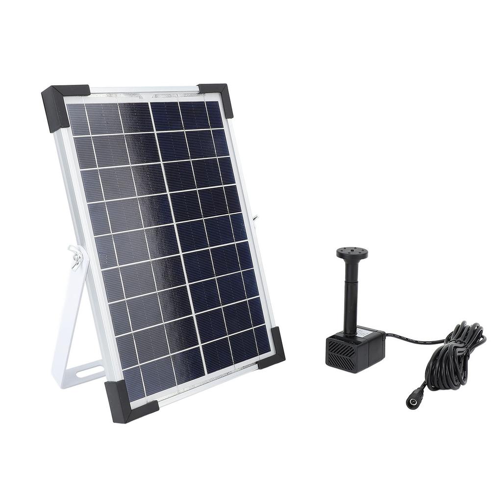 Solar Powered Water Pump Kit 150cm Lift 200L/H Flow Rate Water Fountain Pump for Bird Bath Garden