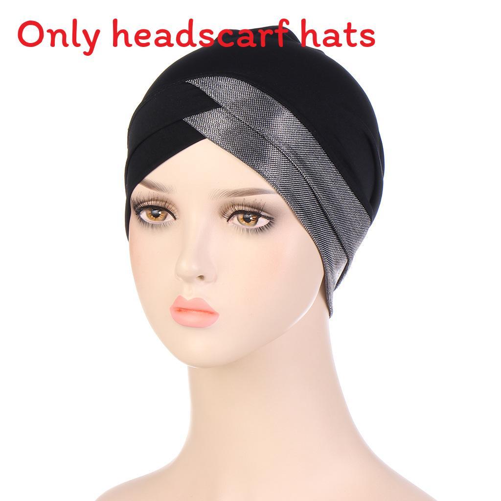 Knitted Turban Cap With Cross Front Style For Women Summer Winter Fashion