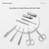 SEESOO Men's 9-Piece Premium Manicure Set