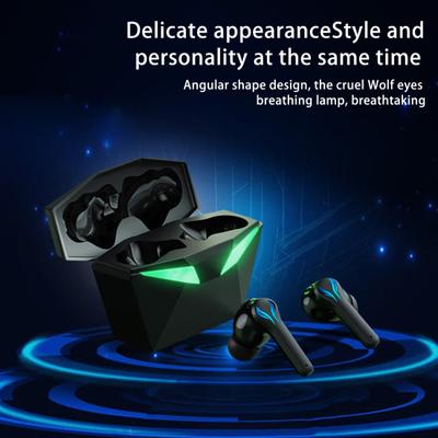 KW01 Kabellose Kopfhörer mit Ladecase 45ms Geringe Latenz HiFi-Sound Dual-Modus Stereo Bluetooth-kompatibel 5.3 Kopfhörer