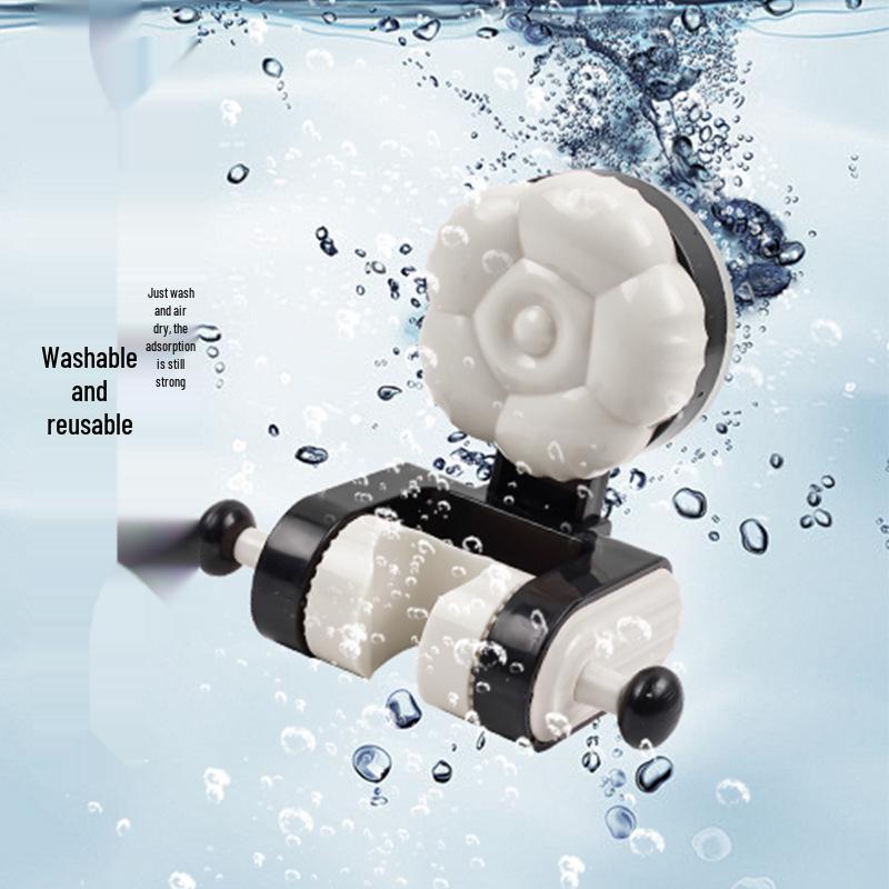 Adjustable Rotating No-Drill Suction Cup Shower Holder