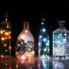 15/20 LED bouteille de vin liège lumières fil d'argent pour la décoration de fête de Festival de mariage